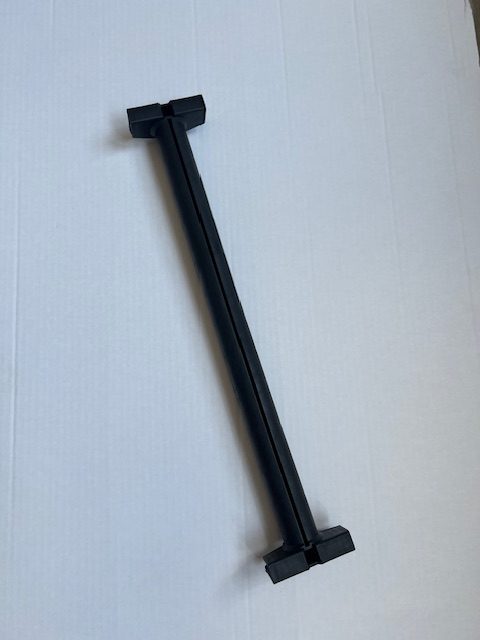 Barra Plástica Lisa 490mm para Caja Armario